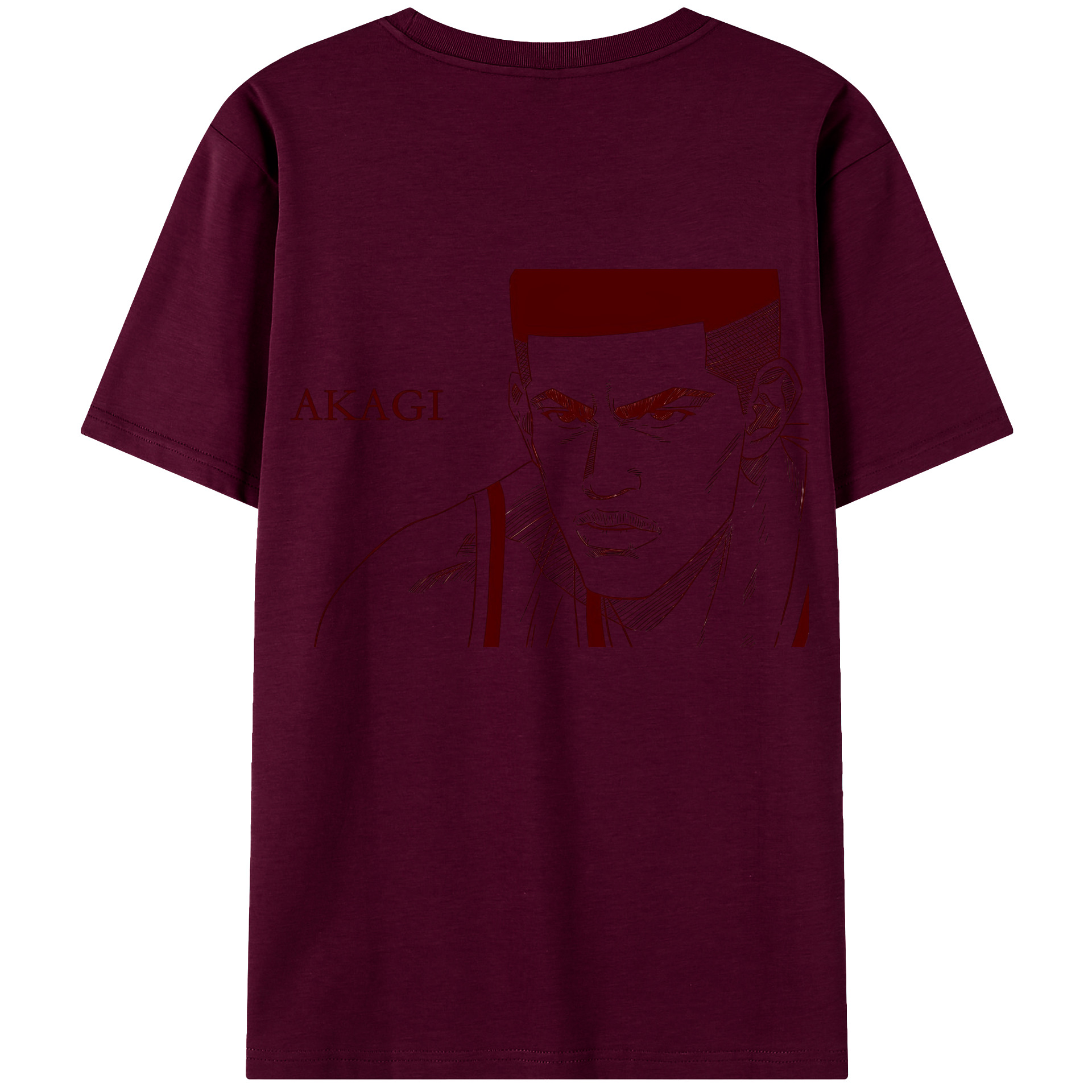 SLAM DUNK／スラムダンク レディース半袖Tシャツ(バックプリント)